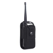 Tactical Walkie Talkie Carry Bag Universal Radio Pouch Holder Pocket for Duty Belt Portable Outdoor Camping Sports Waist DJJPJ01