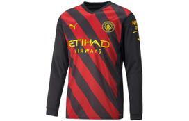 PUMA Manchester City 22/23 Replica LS Away Shirt Soccer Jersey Men's PUMA Black 765723-02 M black