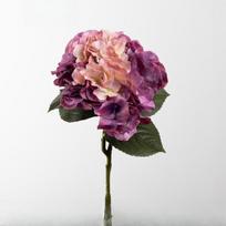 4pcs Silk Simulation Flowers Purple Tooth Edge Hydrangeas Shopping Mall Decoration Fake Flower Artificial Hydrangea Branch