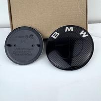 BMW M E46 E90 E60 Carbon components Car Emblem Logo Rear Trunk Badge 74mm 82mm BMW E46 E39 E87 E90 E28 E53 E30 E60 E34 E36 E61 E62 E70 E91 E92 TV8 1P 82mm and 1P 74mm gray