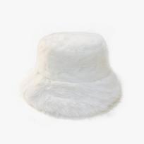 Women S Winter Plush Fisherman Hat Large Brim Warm Windproof Hat One Size žalia