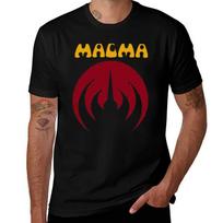MAGMA Logo Art T-Shirt Sport Basic T-Shirt M brown