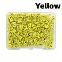 120pcs Safety Pins Colored Metal Safety Pins with Storage Box Small Safety Pins for Clothes DIY Crafts Sewing Home. red