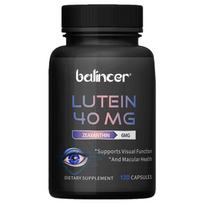 balincer Lutein 40mg + Zeaxanthin 6mg, Supplement, 120 Vegan Capsules 120 Capsules