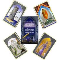 Mistinės Lenormand Oracle kortos Laisvalaikis Vakarėlis Stalo žaidimas Ateities pranašystės Taro kaladė blue