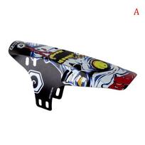 1pcs MTB Mountain Road Bicycle Fender Bike Front Rear Mudguard Cycling Rainplate 26.5cm PP5 Material Bicycle Accessories Style  F black
