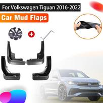 Mud Flaps For Volkswagen VW Tiguan 2018 Accessories 2022 ~ 2016 AD BW Car Mudguards Splash Guard Front Rear Fender Accessories gray