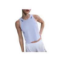 Nike Dri-FIT ADV Fashion Comfortable Casual Soft Sports Vest Women Tops Phantom-Blue FN2714-057 S gray