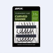 Karpių kabliukai BKK Curved Shank #4, 10 vnt.