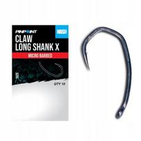 Karpių kabliukai NASH CLAW LONG SHANK X, dydis 2, sudėtingoms sąlygoms