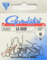 Kabliukai GAMAKATSU LS-1312F Nr.10, juodi, feeder ir plūdinei žvejybai, 25 vnt., pagaminta Japonijoje