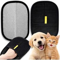 Pirštinė naminių gyvūnų plaukų valymui nuo baldų ir drabužių