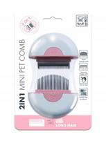 Šukos ilgakailiams šunims M-PETS MINI 2in1, rožinės