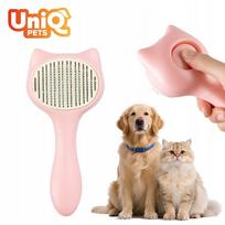Šepetys šunims ir katėms, savaiminio valymo, rožinis, UNIQ PETS