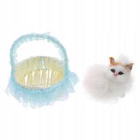 Pintinė su nėriniais ir katinu, 1ZEST, dovanai ar dekorui