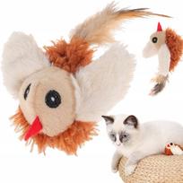 Katinų žaislas PETSTORY LITTLE BIRD su kailiu