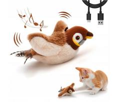 Interaktyvus žaislas katėms „Bird“ su sparnais ir garsu