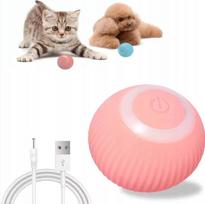 Interaktyvus žaislinis katinui, judantis rutulys, įkraunamas USB