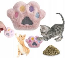 Katinų žaislas – minkšta letenėlė su katžole ir sparduku
