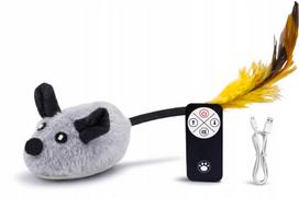 Interaktyvus USB pelytės žaislas katėms, valdomas nuotoliniu būdu (U041)