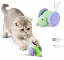 Interaktyvus katės žaislas U077, USB, LED, vibruojantis, šviečiantis