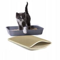Kraiko kilimėlis katėms Canadian Cat, dvigubas sluoksnis, smėlio spalvos, mažas