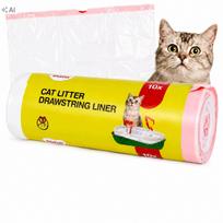 Katinų kraiko maišeliai su lipnia juostele DUMIL, XL, 10 vnt.