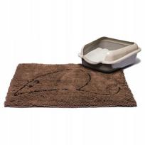 Šunų tualeto kilimėlis Dirty Dog, 88x66 cm, rudas