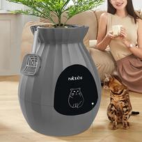 Katinų tualetas su filtru, uždaras, lengvai valomas, dideliems katinams