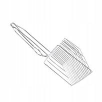 Metalinė kačių kraiko semtuvė su filtru