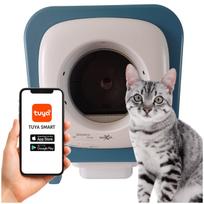 Automatinė kačių kraiko dėžė su savaiminiu valymu ir Wi-Fi kamera SMART X25