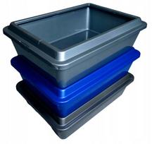 Atvira katės kraiko dėžė SUM-PLAST, 42 x 30 x 12 cm, įvairių spalvų