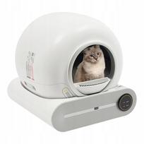 Automatinė kačių kraiko dėžė, 18W, savaime išsivalanti, katėms 1–8 kg, 48×52×50,5 cm