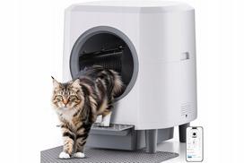 Automatinė kačių dėžė Ellenpent, savaime išsivalanti, 90 l