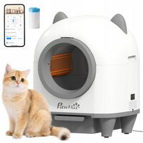 Automatinė kačių dėžė PawHut su programėle, 80 l
