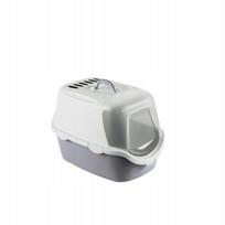 Uždaras tualetas katėms Stefanplast CATHY EASY CLEAN, pilkas, su semtuvėliu ir filtru