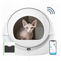 Savaime išsivalanti kačių tualetas Petree Ball 1, WiFi, tinka 1–8 kg katėms