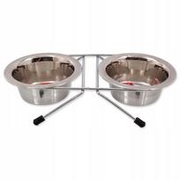 Katinų dubenėlių rinkinys Magic Cat, nerūdijantis plienas, 2 x 0,24 l, 11 cm