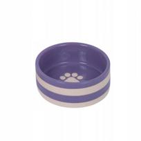 Keraminis dubenėlis Nobby Strio šunims ir katėms, 0,35 l, 12×5,5 cm