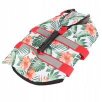 Šuns gelbėjimosi liemenė su atspindinčiu dirželiu, Hawaiian Style, 1T