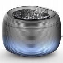 Automatinis gyvūnų vandens fontanas su filtru ir LED, tylus
