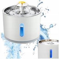 Automatinis 2,4 l vandens fontanas šunims ir katėms, tylus su filtru