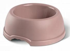 Maisto dubenėlis šunims ir katėms, rožinis, 19 cm, 600 ml