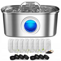 Automatinis vandens fontanas gyvūnams Petace, metalinis, 3200 ml