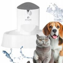 Automatinis ELS PET šaltinio geriamasis dubenėlis katėms ir šunims, 1,8 l, su filtru