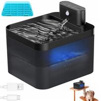 Automatinis 2,2 l vandens dozatorius katėms su penkių pakopų filtru