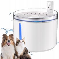 Automatinis 2,2 l vandens fontanas katėms su filtru, tylus