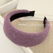 Wide-edge Hairband with A High-crowned Sponge Headband, An Elegant and Versatile Hair Accessory. black