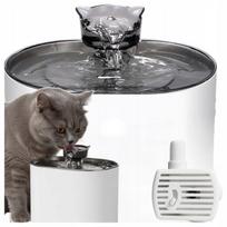 Automatinis kačių girdymo fontanas, 2,2 l, su filtru, tylus