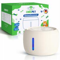 Gyvūnų girdykla CarePet 2,5 l su LED, be BPA, katėms ir šunims